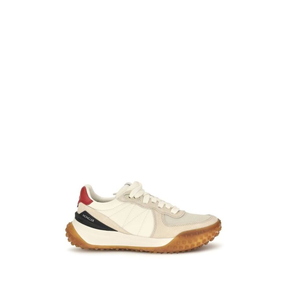 Moncler Beige Polyamide Athletic Women's Sneakers